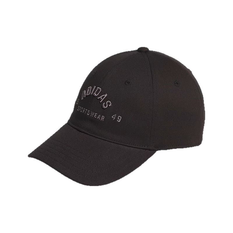 Black embroidered cap